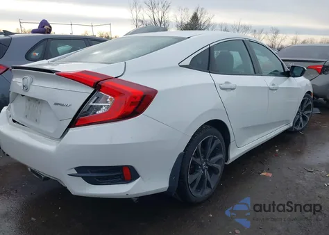 2020 Honda Civic Sport z USA, uszkodzony, nr VIN 19XFC2F84LE021004
